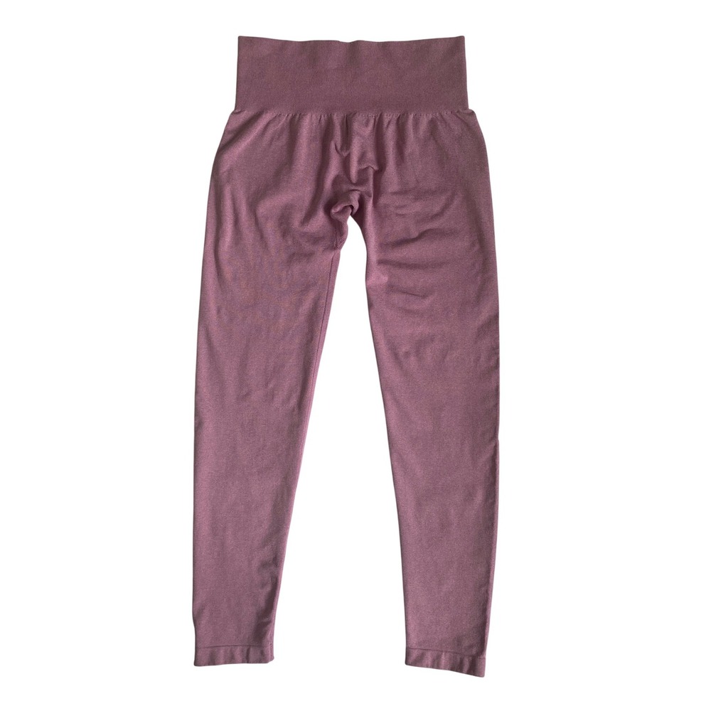 NVGTN Womens Seamless High Waisted Contour Leggings Dusty Rose Pink Marl Medium